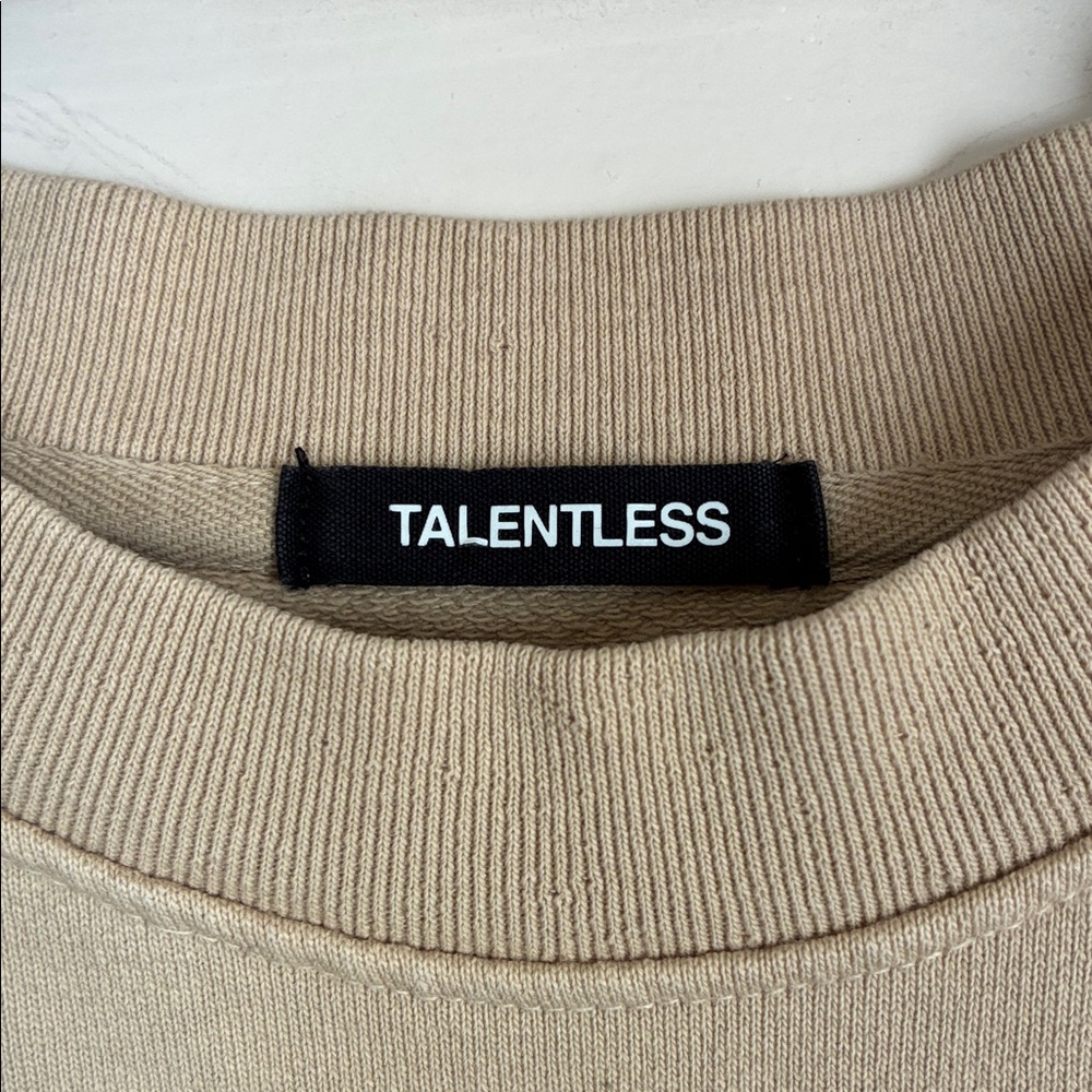 Talentless Sand-Toned Crewneck